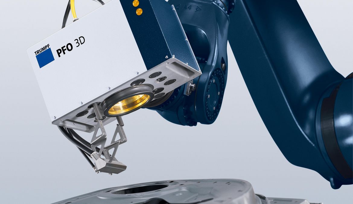 Scanner welding of a car door